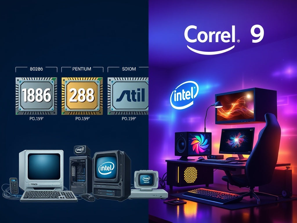Dalla Storia al Futuro: L'Evoluzione dei Processori Intel dal 8086 al Core i9 14900K