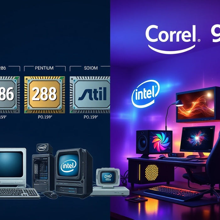 Dalla Storia al Futuro: L'Evoluzione dei Processori Intel dal 8086 al Core i9 14900K
