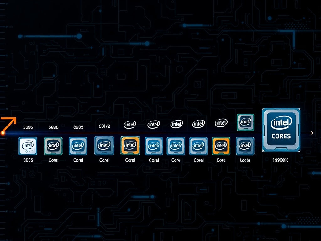 La Evolución de los Procesadores PC de Intel: Desde el 8086 hasta el Core i9 14900K