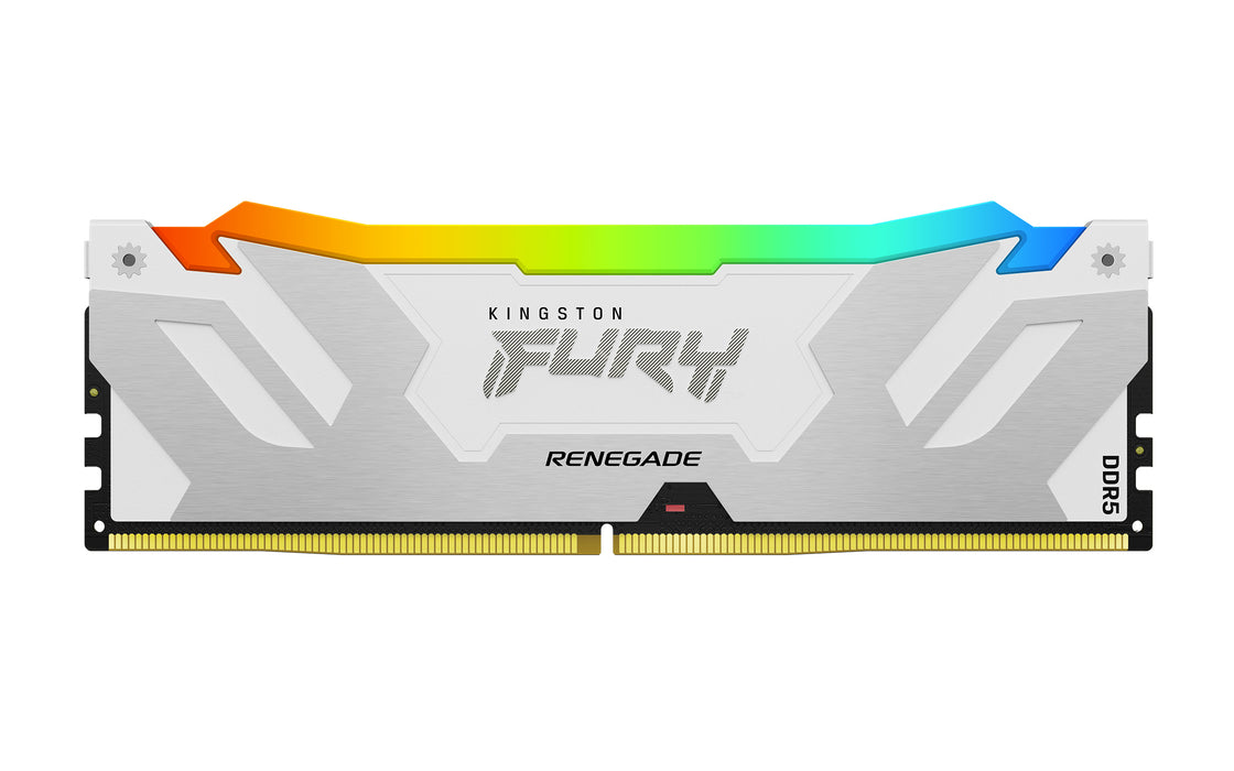 Kingston Technology FURY 64GB 6400MT/s DDR5 CL32 DIMM (Kit of 2) Renegade RGB White XMP