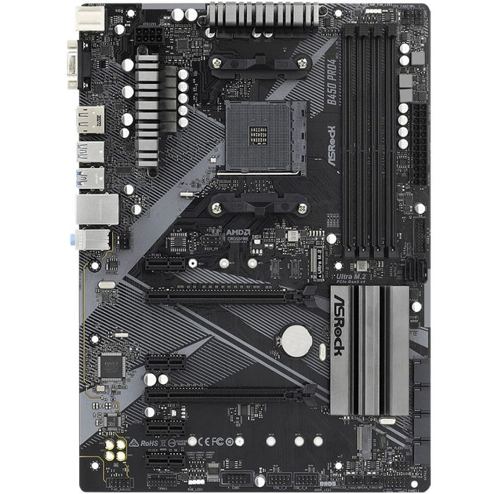 ASROCK B450 PRO4 R2.0 (AM4) (D)