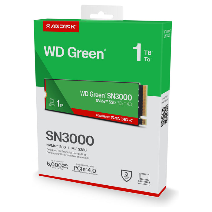 SanDisk Green WD SN3000 NVMe