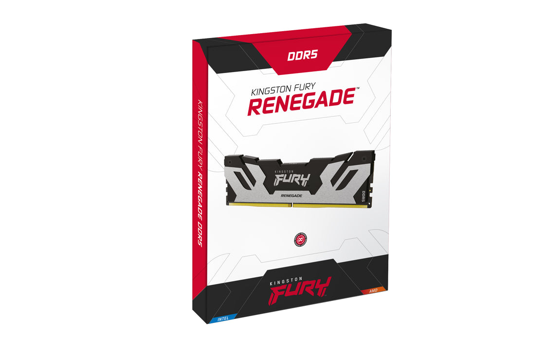 Kingston Technology FURY 32GB 8000MT/s DDR5 CL38 DIMM (Kit of 2) Renegade Silver XMP