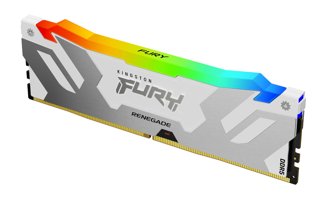 Kingston Technology FURY 64GB 6400MT/s DDR5 CL32 DIMM (Kit of 2) Renegade RGB White XMP