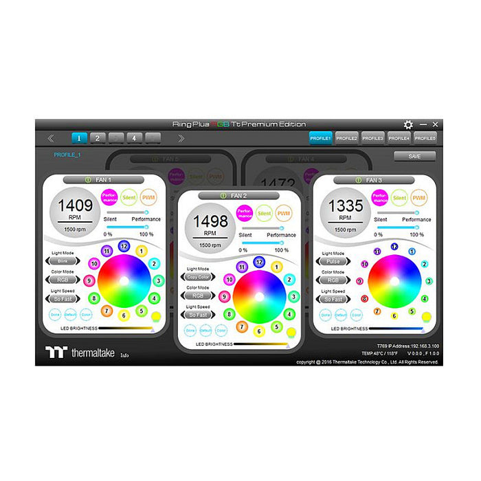 Thermaltake CL-F056-PL14SW-A computer cooling system