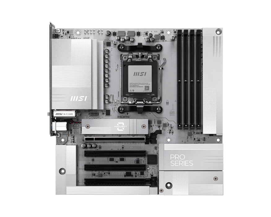 MSI AM5 PRO B850M-A WIFI PZ M-ATX AMD B850 Socket AM5 micro ATX
