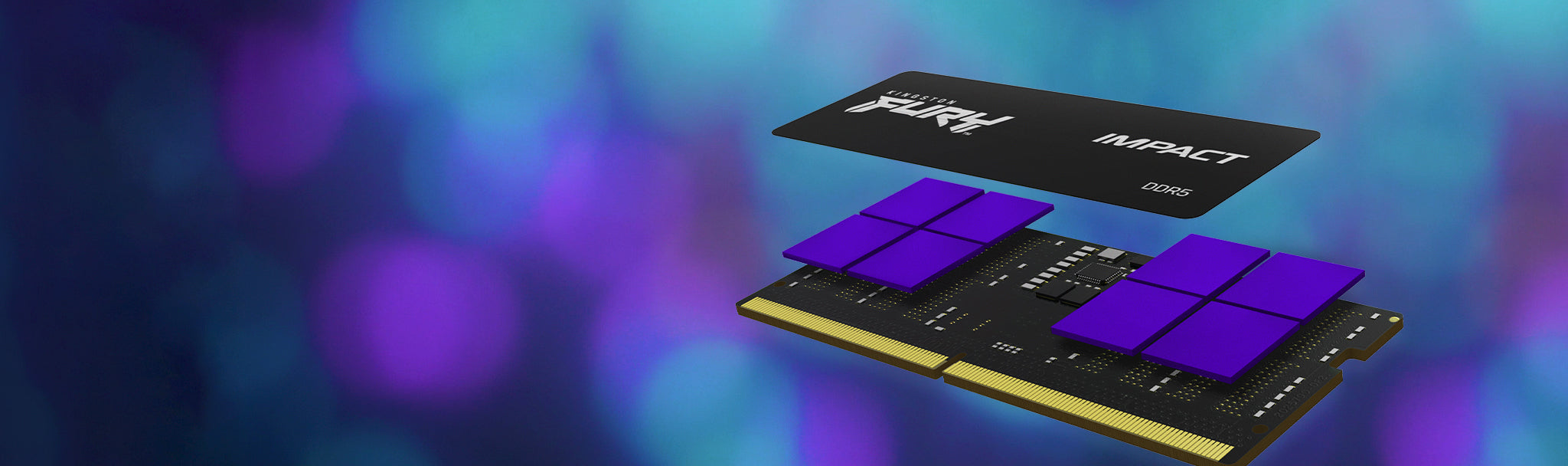 Kingston Technology FURY 32GB 6400MT/s DDR5 CL38 SODIMM (Kit of 2) Impact XMP