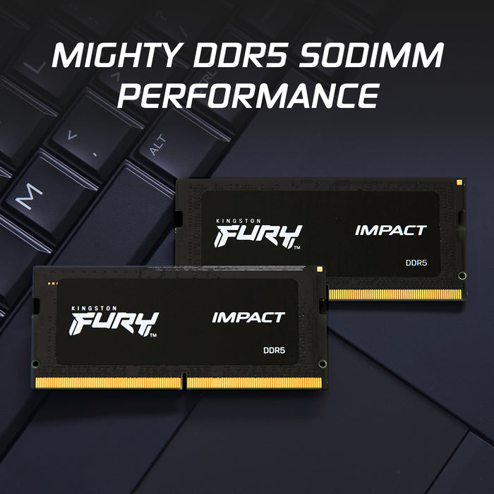 Kingston Technology FURY 32GB 6000MT/s DDR5 CL38 SODIMM (Kit of 2) Impact XMP