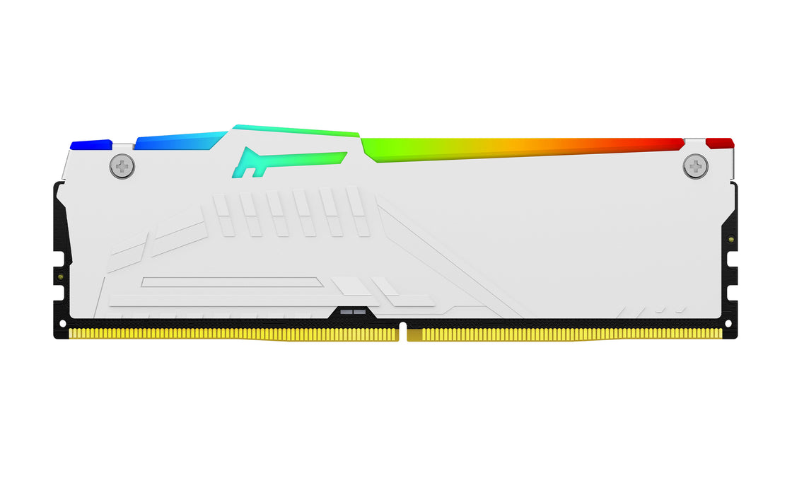 Kingston Technology FURY Beast 64GB 6400MT/s DDR5 CL32 DIMM (Kit of 2) White RGB EXPO