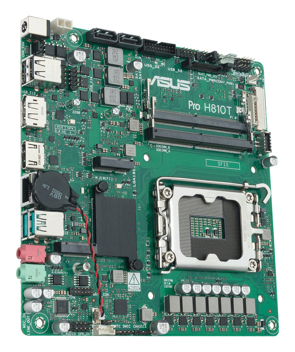 ASUS Pro H810T-CSM Intel H810 LGA 1851 (Socket V1) mini ITX