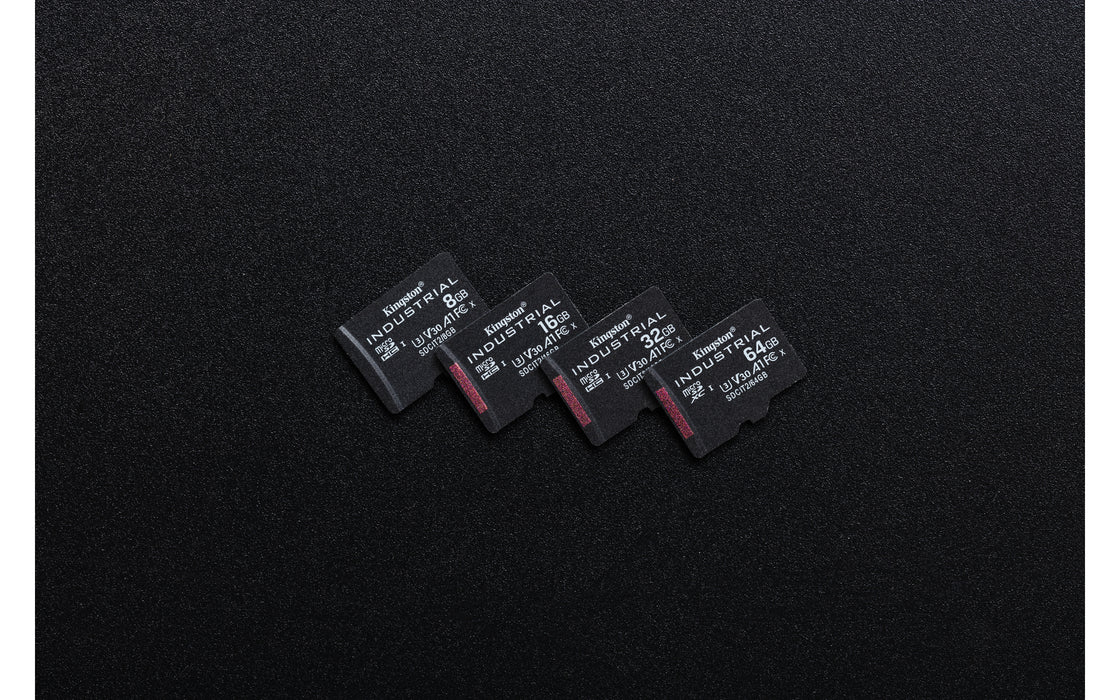 Kingston Technology 8GB microSDHC Industrial C10 A1 pSLC Card Single Pack w/o Adapter