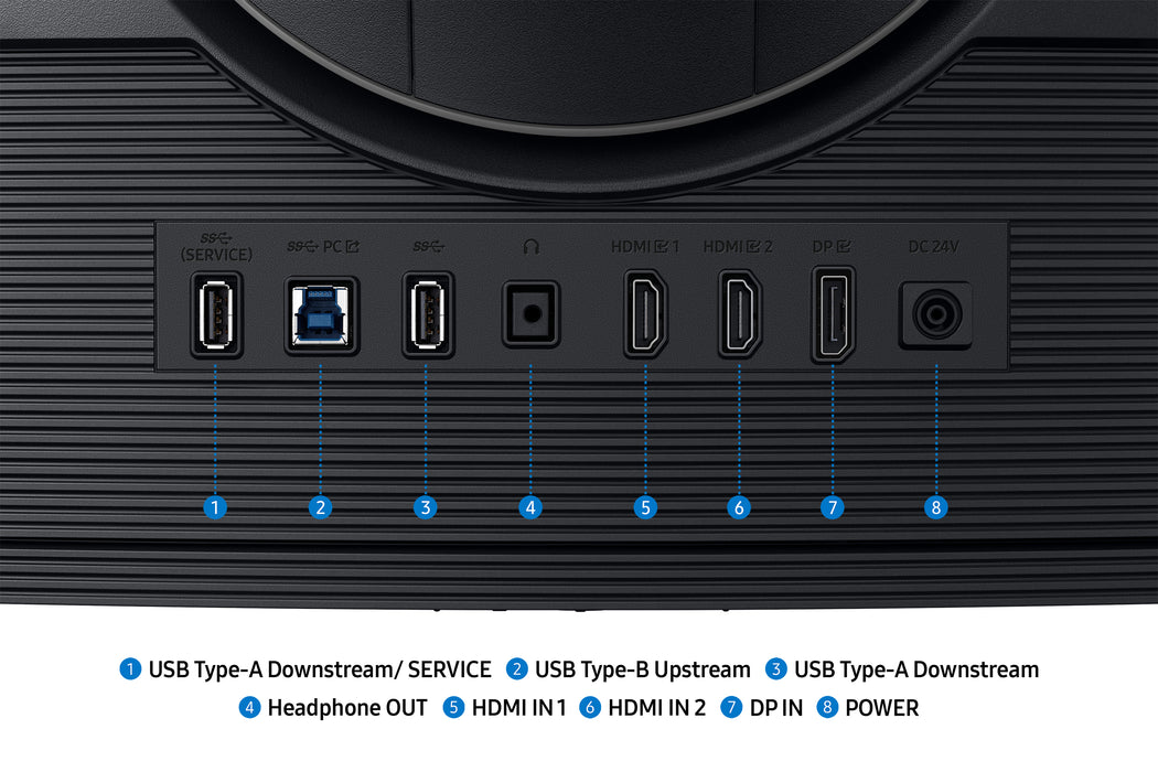 Samsung G75F computer monitor 101.6 cm (40") 5120 x 2160 pixels WUHD LCD Black