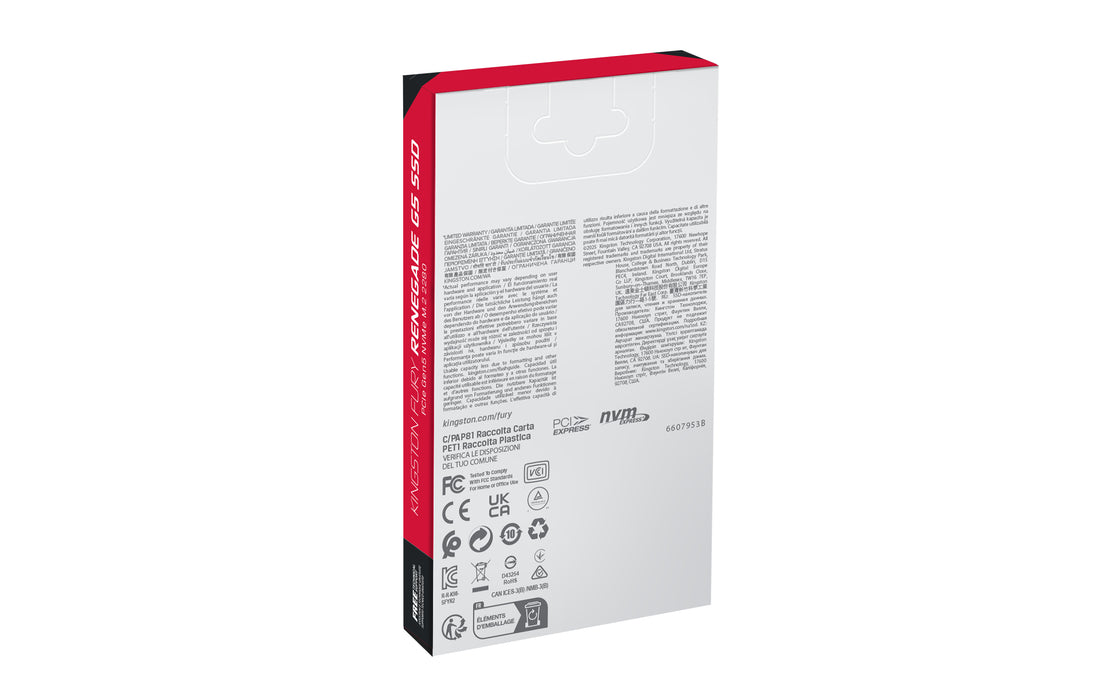 Kingston Technology 4T FURY RENEGADE G5 M.2 2280 NVMe SSD