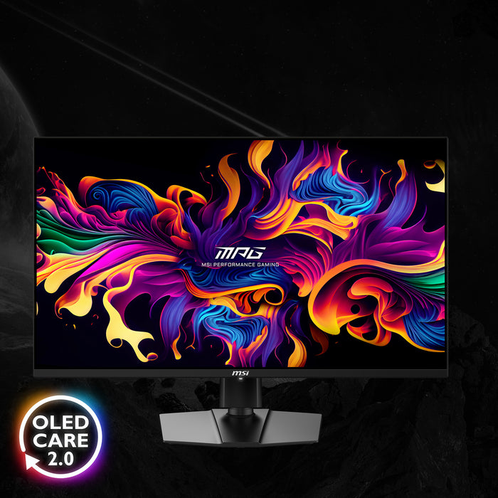 MSI MPG 321URXDE QD-OLED computer monitor 80 cm (31.5") 3840 x 2160 pixels 4K Ultra HD Black