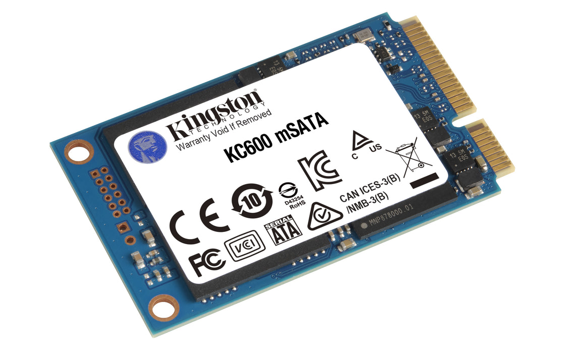 Kingston Technology 256G SSD KC600 SATA3 mSATA