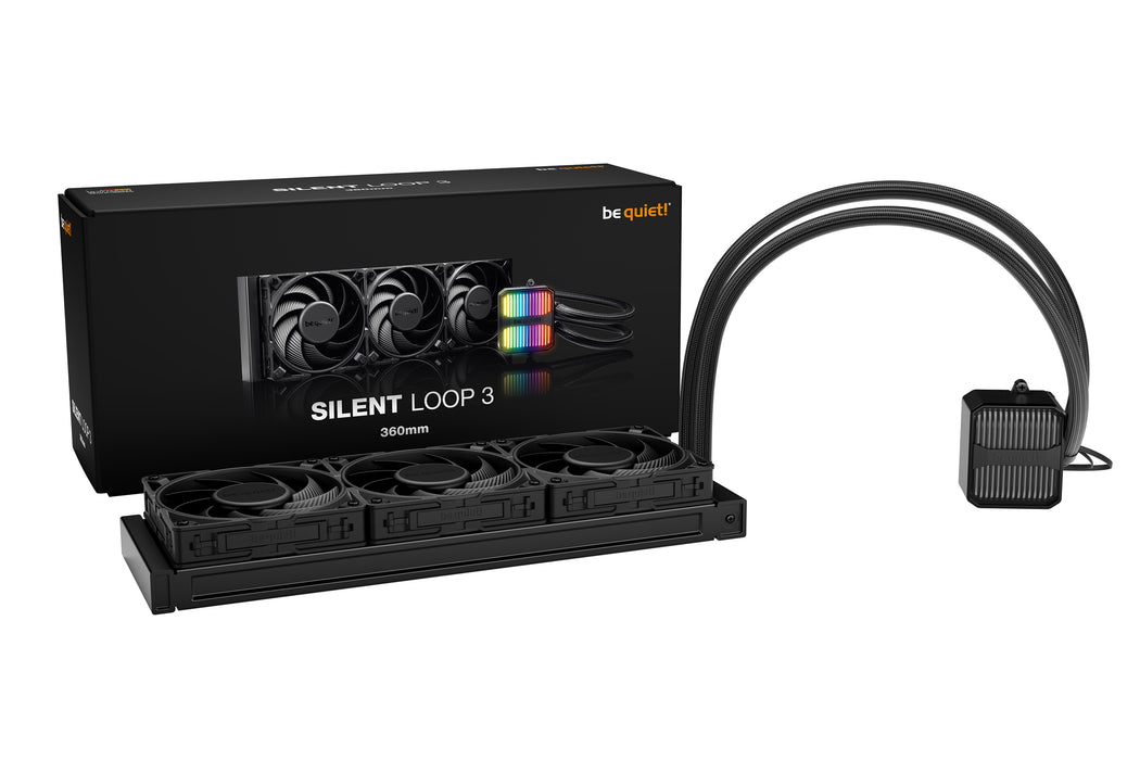 be quiet! Silent Loop 3 360 mm Processor All-in-one liquid cooler 12 cm Black 1 pc(s)