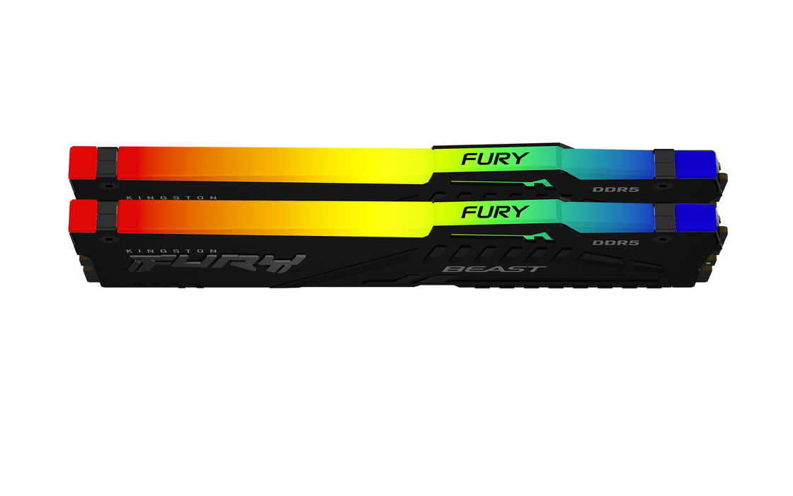 Kingston Technology FURY Beast 32GB 6400MT/s DDR5 CL32 DIMM (Kit of 2) RGB EXPO