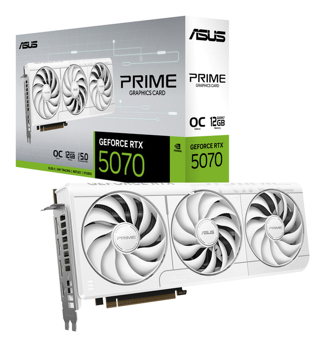 ASUS Prime -RTX5070-O12G-WHITE NVIDIA GeForce RTX 5070 12 GB GDDR7