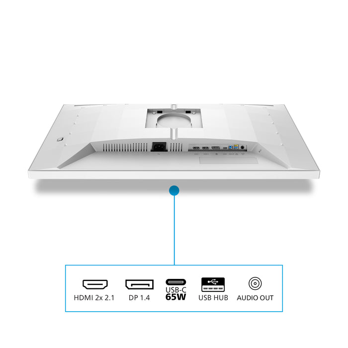 Philips Evnia 5000 computer monitor 68.6 cm (27") 3840 x 2160 pixels 4K Ultra HD LCD White