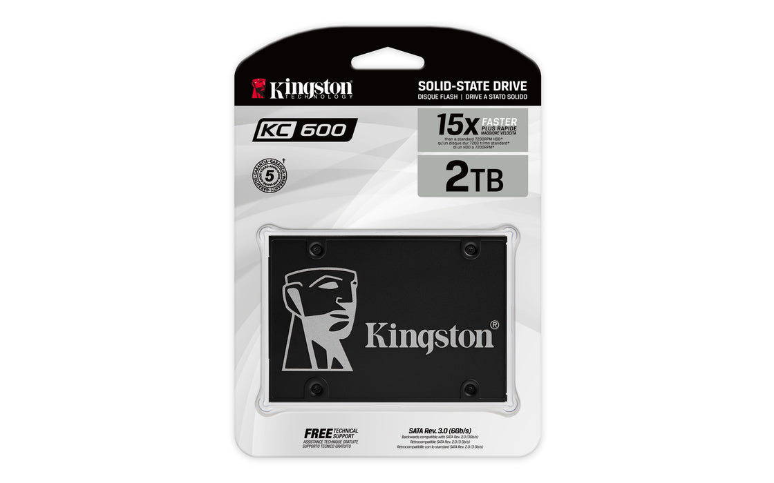 Kingston Technology 2048G SSD KC600 SATA3 2.5"