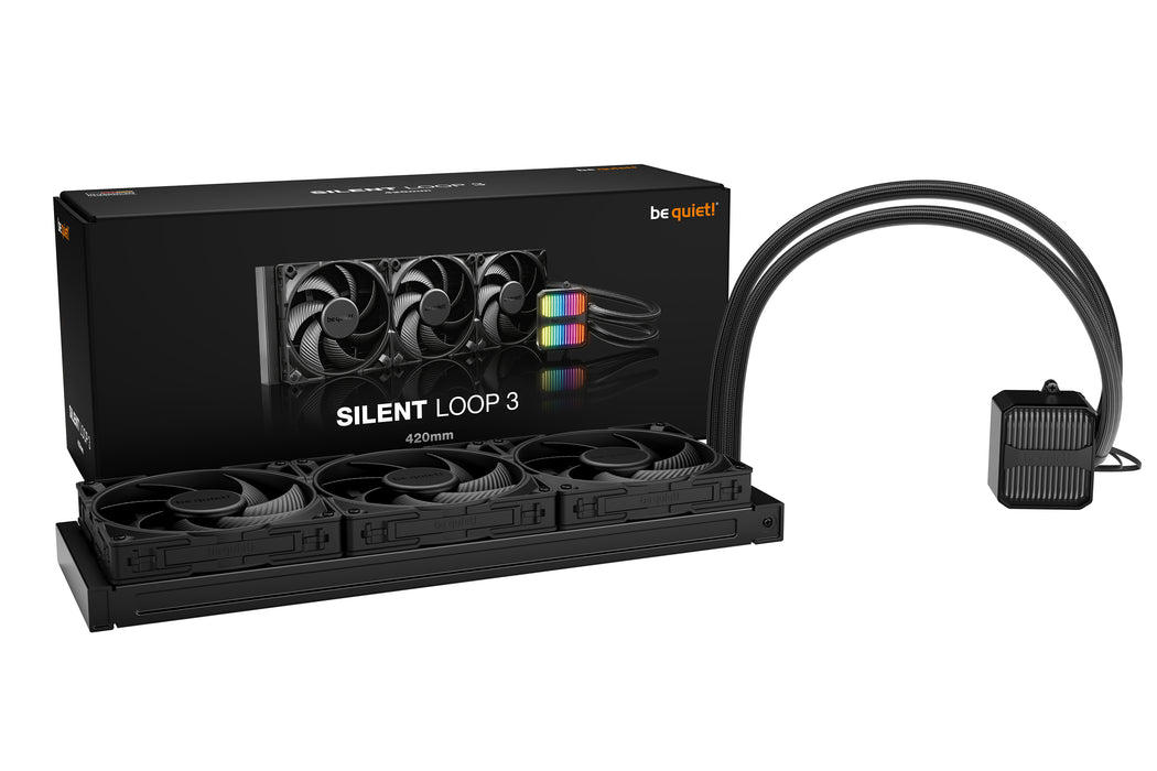 be quiet! Silent Loop 3 420 mm Processor All-in-one liquid cooler 14 cm Black 1 pc(s)