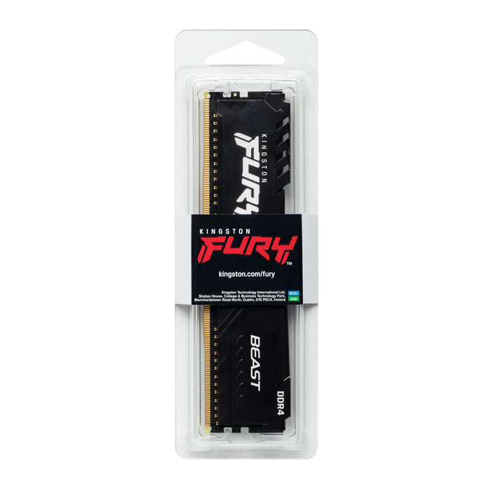 Kingston Technology FURY Beast 32GB 3600MT/s DDR4 CL18 DIMM Black