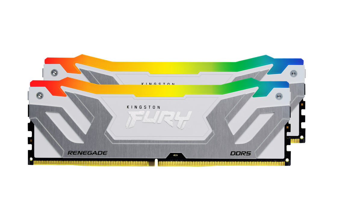 Kingston Technology FURY 48GB 8400MT/s DDR5 CL40 CUDIMM (Kit of 2) Renegade RGB White XMP