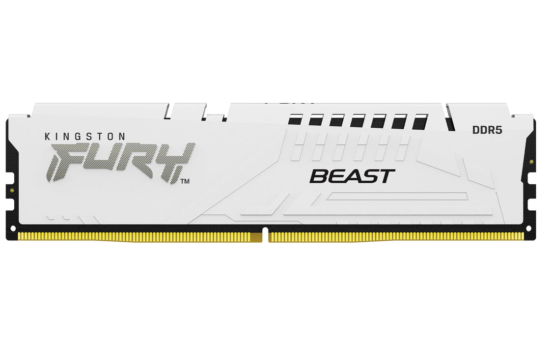 Kingston Technology FURY Beast 32GB 5600MT/s DDR5 CL40 DIMM White XMP