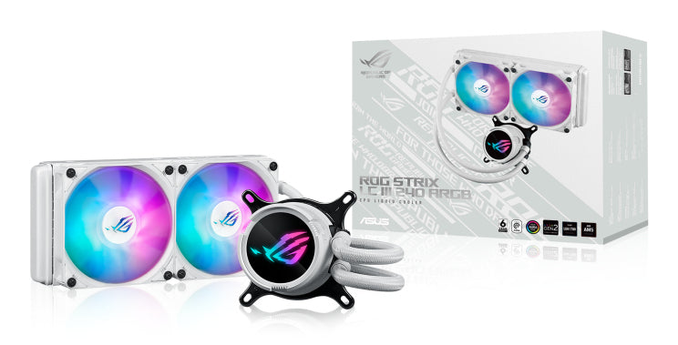 ASUS ROG Strix LC III 240 ARGB White Edition Processor Liquid cooling kit 12 cm