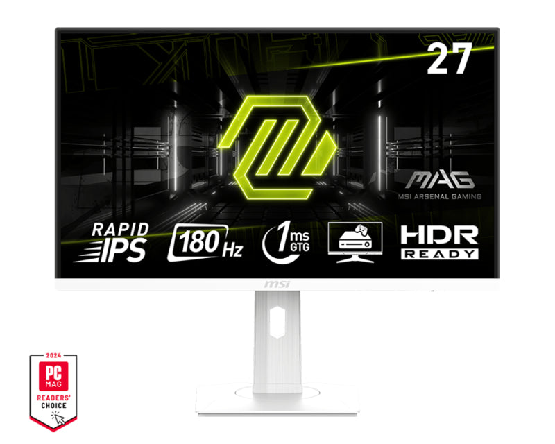 MSI MAG 274PFWDE computer monitor 68.6 cm (27") 1920 x 1080 pixels Full HD LCD White