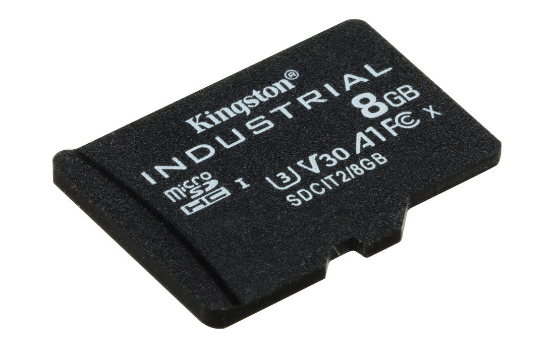 Kingston Technology 8GB microSDHC Industrial C10 A1 pSLC Card + SD Adapter