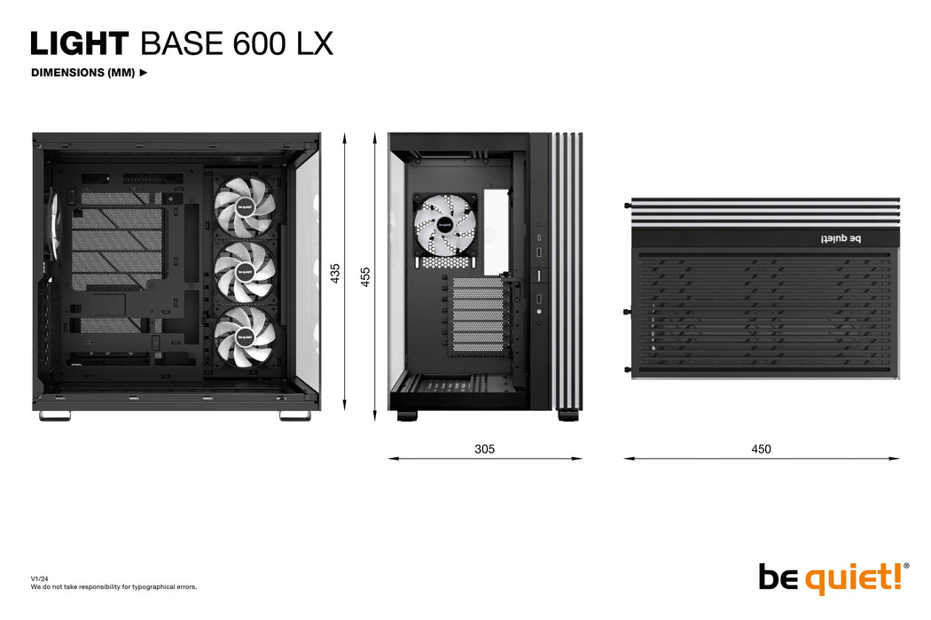 be quiet! LIGHT BASE 600 LX Black
