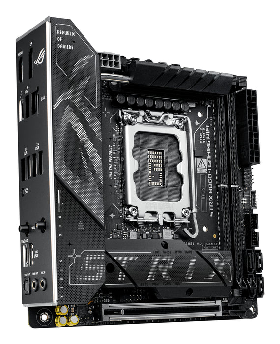 ASUS ROG STRIX B860-I GAMING WIFI Intel B860 LGA 1851 (Socket V1) mini ITX