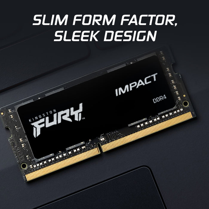 Kingston Technology FURY 64GB 3200MT/s DDR4 CL20 SODIMM (Kit of 2) Impact