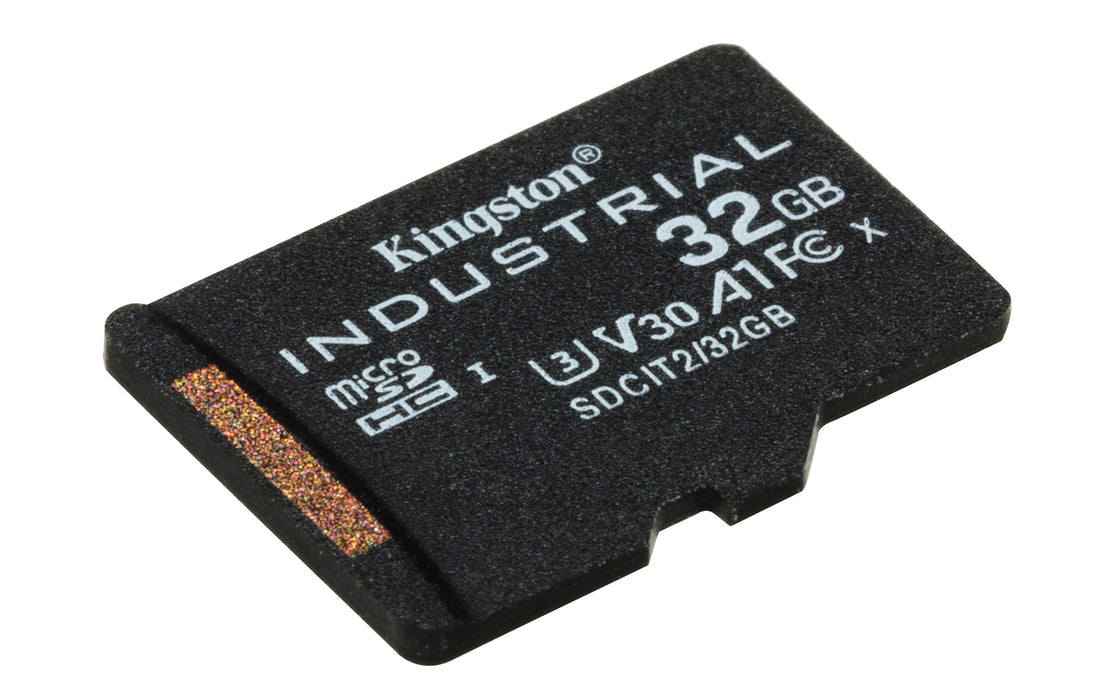 Kingston Technology 32GB microSDHC Industrial C10 A1 pSLC Card + SD Adapter