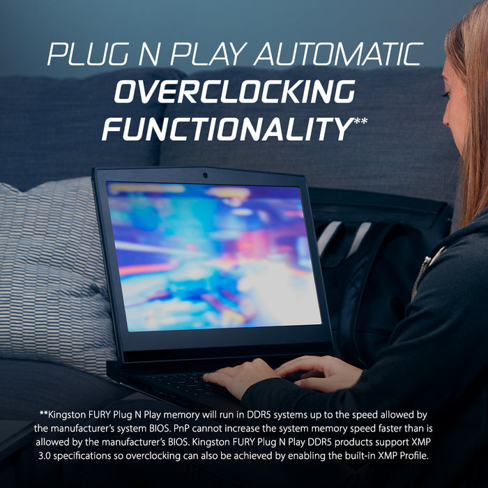 Kingston Technology FURY 32GB 6000MT/s DDR5 CL38 SODIMM (Kit of 2) Impact XMP
