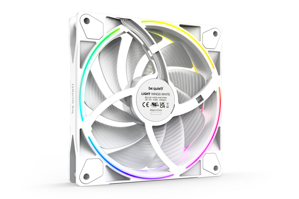 be quiet! Light Wings White | 140mm PWM high-speed Triple-Pack Computer case Fan 14 cm 3 pc(s)