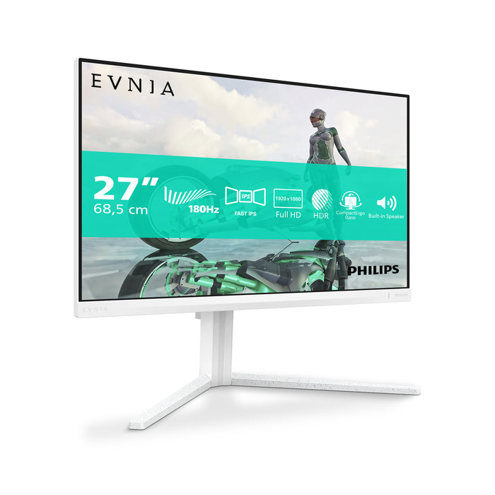 Philips Evnia 27M2N3201A/00 computer monitor 68.6 cm (27") 1920 x 1080 pixels Full HD LCD White